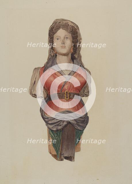 Figurehead, 1935/1942. Creator: John Sullivan.