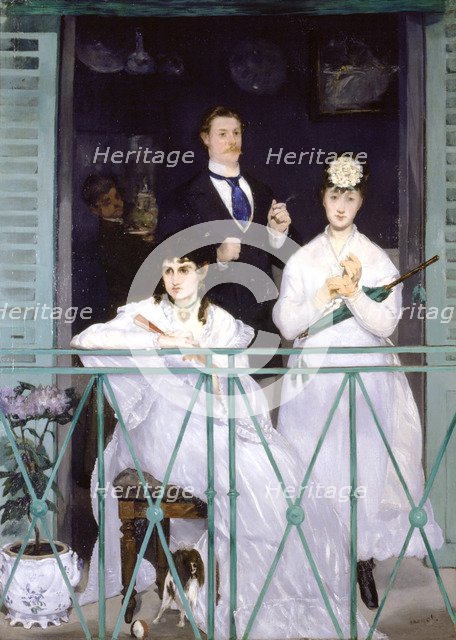 'The Balcony', 1868. Artist: Edouard Manet