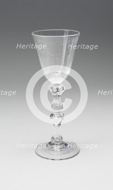 Wine Glass, England, c. 1792. Creator: Unknown.