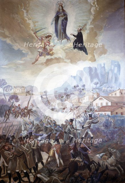 First fight and victory of the Bruc on June 6, 1808.