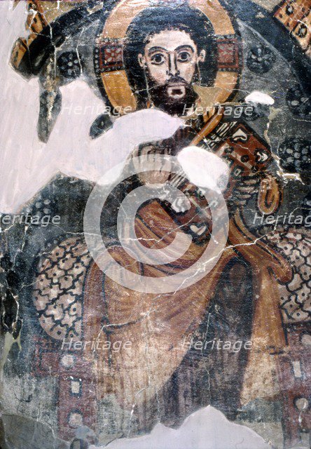 Coptic Mural of Christ, c6th-7th century. Artist: Unknown.