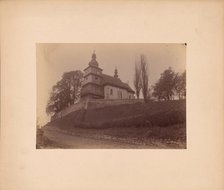 Church of St Bartholomew the Apostle - general view from the suth-west, Zbyszyce, 1892. Creator: Stanislaw Tomkowicz.