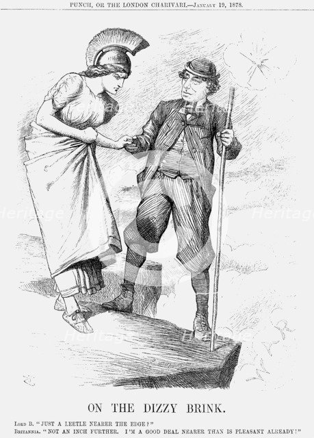 'On the Dizzy Brink', 1878. Artist: Joseph Swain