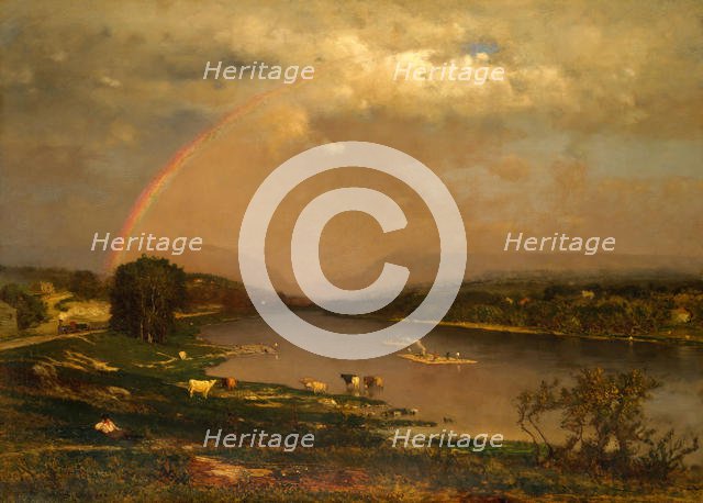 Delaware Water Gap, 1861. Creator: George Inness.