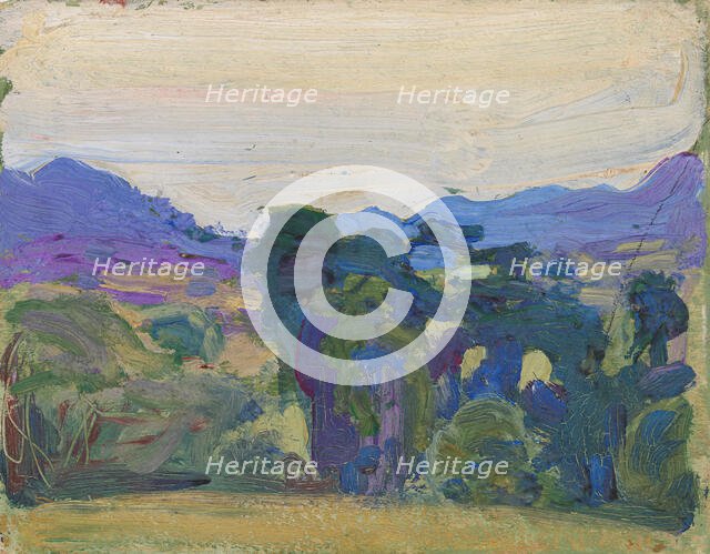 River Valley, 1909. Creator: Akseli Gallen-Kallela.