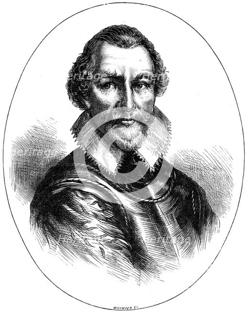 Martin Frobisher, 16th century English navigator, c1880.Artist: Whymper