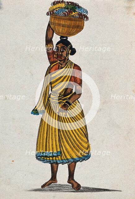 Bangle woman, Madras, India. Creator: Unknown.
