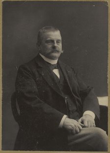 Portrait of Detlev von Liliencron (1844-1909), 1904. Creator: Photo studio Th. Creutz, Hamburg  .