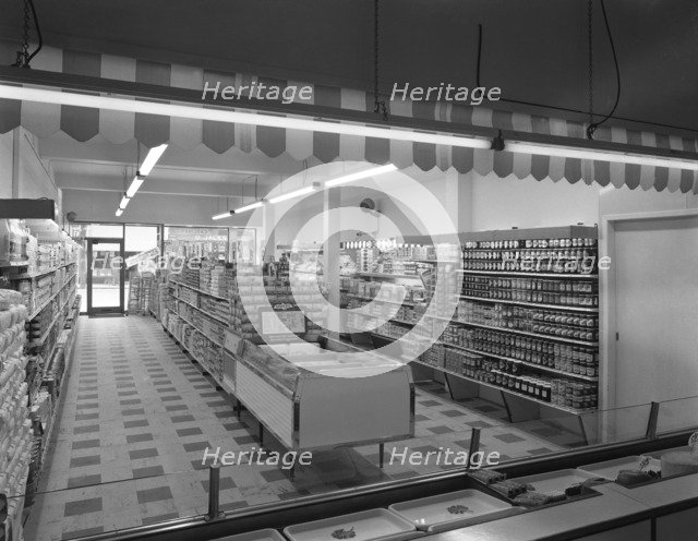 Self service shopping, Carlines store, Goldthorpe, South Yorshire, 1961 Artist: Michael Walters