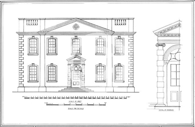 Plan of Harrington House, Bourton-on-the-Water, Gloucestershire, 1926 Artist: Unknown.