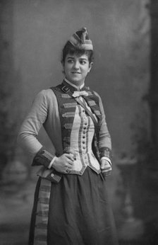 Zelie de Lussan (1861-1949), American mezzo-soprano, 1893.Artist: W&D Downey