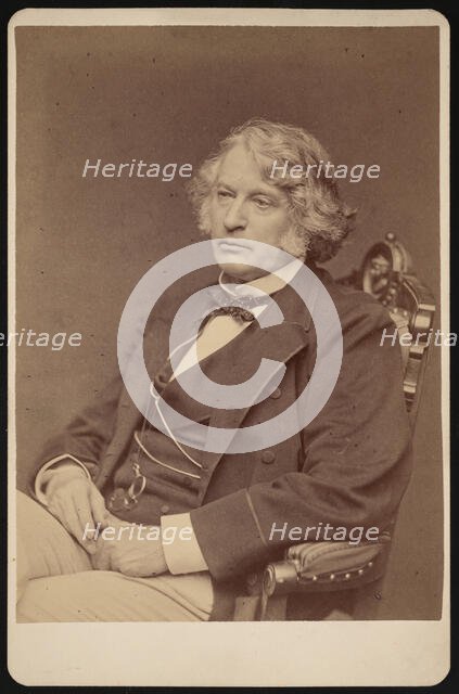 Portrait of Charles Sumner (1811-1874), Before 1874. Creator: George K Warren.