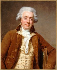 Portrait of Claude-Nicolas Ledoux (1736-1806), architect, c1785. Creator: Michel Martin Drolling.