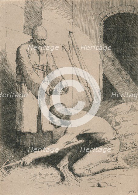 'The Man with the Muckrake', c1916. Artist: William Strang.