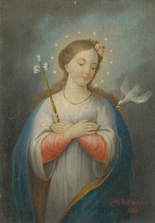 Blessed Virgin Mary, 1836. Creator: Johann Dittmann.