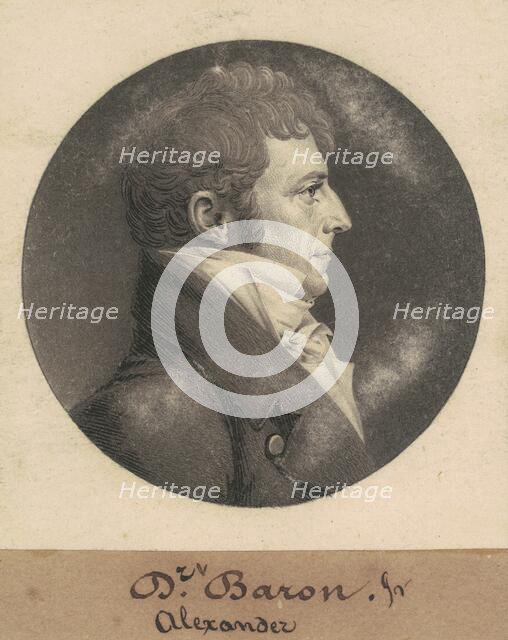 Alexander Baron, Jr., 1809. Creator: Charles Balthazar Julien Févret de Saint-Mémin.