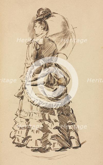 Study for "Mind and Matter". Creator: Charles Samuel Keene (British, 1823-1891).