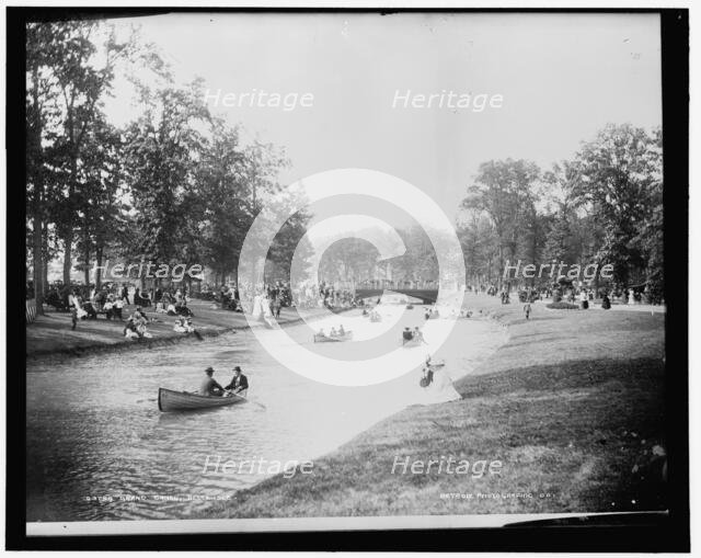 Grand Canal, Belle Isle, between 1880 and 1899. Creator: Unknown.