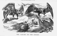 'The Carcase and the Eagles', 1871. Artist: Joseph Swain