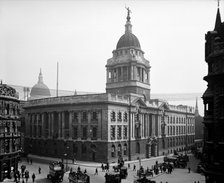 Central Criminal Court, Old Bailey, City of London, 1910. Artist: Bede