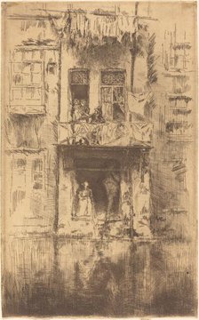 Balcony, Amsterdam, 1889. Creator: James Abbott McNeill Whistler.