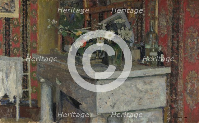 The Mantelpiece (La Cheminée), 1905. Artist: Vuillard, Édouard (1868-1940)