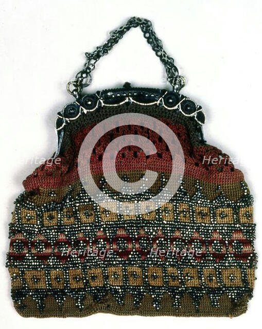 Bag, United States, c. 1840. Creator: Unknown.