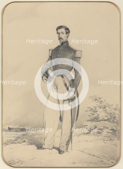 French Officer, 1852. Creator: Célestin Nanteuil.