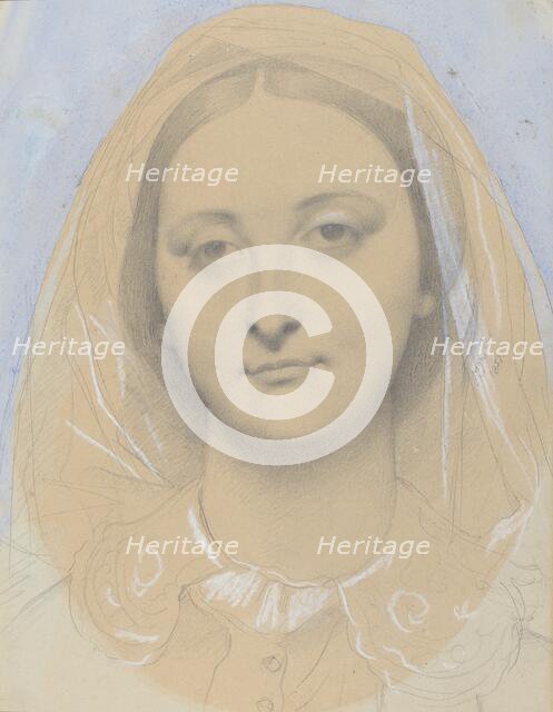Mademoiselle Mary de Borderieux(?), 1857. Creator: Jean-Auguste-Dominique Ingres.