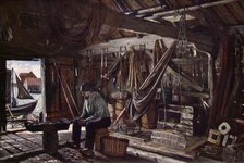 In the Boat House, 1881. Creator: Gustav Wentzel.