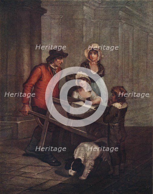 Cries of London Plate 12: Hot Spice Gingerbread, smoaking hot!, 1796, (1911). Artist: Unknown