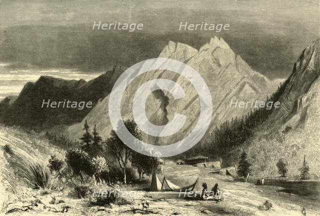 'Limestone Formation, on Pitt River', 1872.  Creator: Alfred Harral.