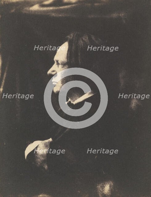 Victor Hugo, 1852. Creators: Charles Hugo, Auguste Vacquerie.