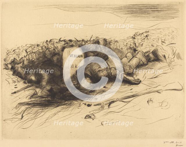 The End - Verdun, c. 1916. Creator: Jean Louis Forain.