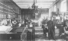 Treasury Dept. employees - Mr. Smith's room, between 1890 and 1950. Creator: Frances Benjamin Johnston.