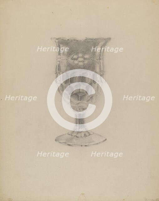 Spoon Holder, 1935/1942. Creator: Anthony Zuccarello.