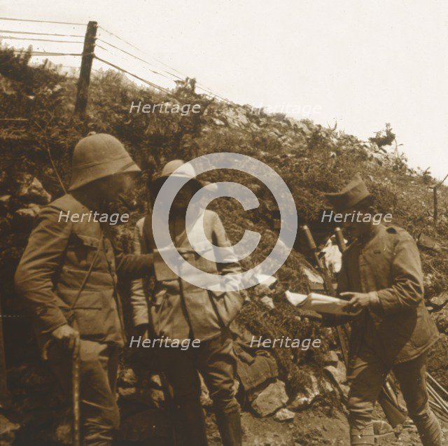 Front line towards Monastir, Serbia, c1916. Artist: Unknown.