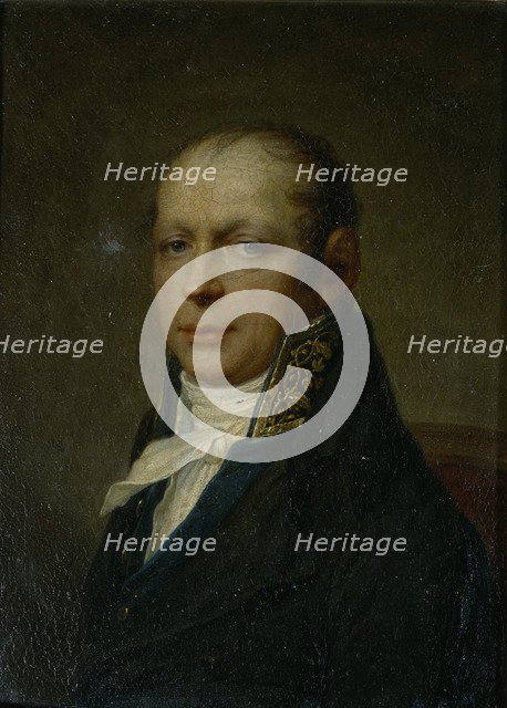 Portrait of the architect Andreyan (Adrian) D. Zakharov (1761-1811), ca 1804. Artist: Shchukin, Stepan Semyonovich (1762-1828)