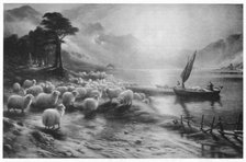 'The Ferry on the Loch', c1890, (1911). Artist: Joseph Farquharson.