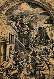 'Die Geburt der Maria', (The birth of Mary), 1503 - 1504. Creator: Albrecht Durer.