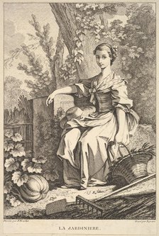 The Gardener, 1741-63. Creator: Francois Boucher.