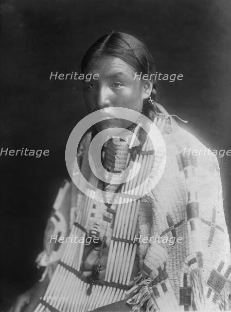 Red Elk Woman, c1907. Creator: Edward Sheriff Curtis.