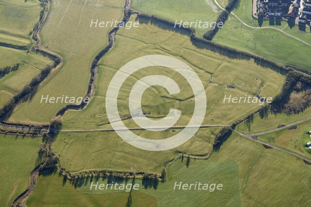 Quarrendon II deserted medieval village, Buckinghamshire, 2022. Creator: Damian Grady.