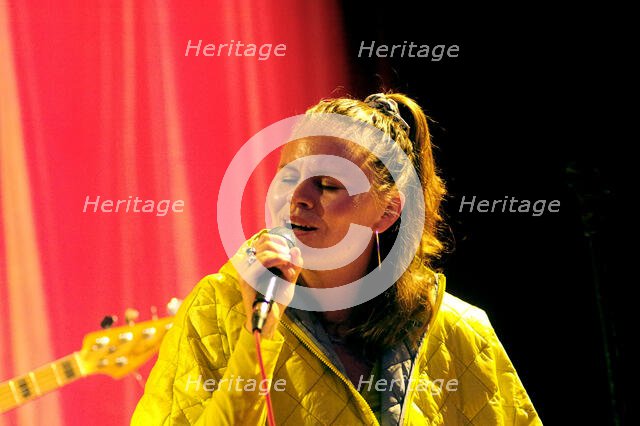 Liselotte Ostblom, Robert Mitchell True Think, Battle Jazz Festival, Battle, East Sussex, July 2023. Creator: Brian O'Connor.