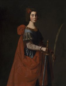 Saint Catherine of Alexandria, c1650-1660. Creator: Zurbarán, Francisco, de (1598-1664).