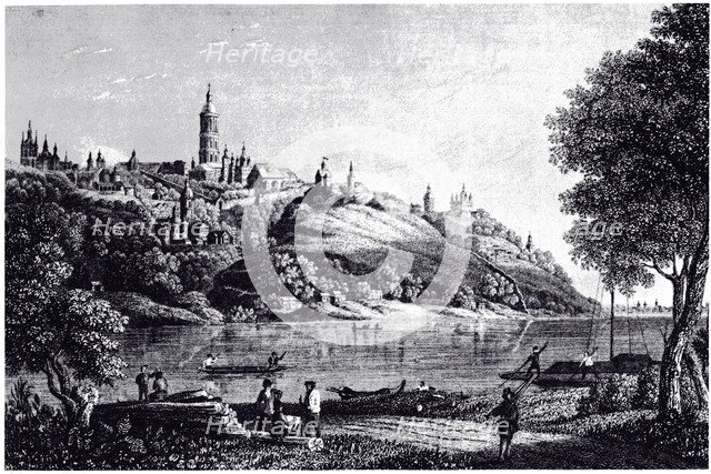 View of Kiev, 1835. Artist: Anonymous  