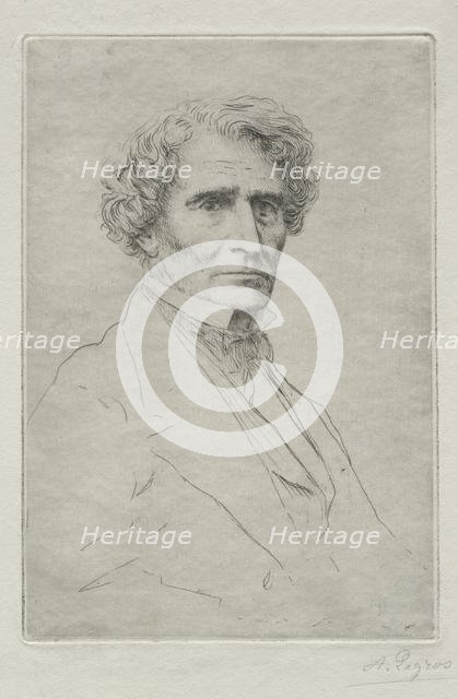 Hector Berlioz. Creator: Alphonse Legros (French, 1837-1911).