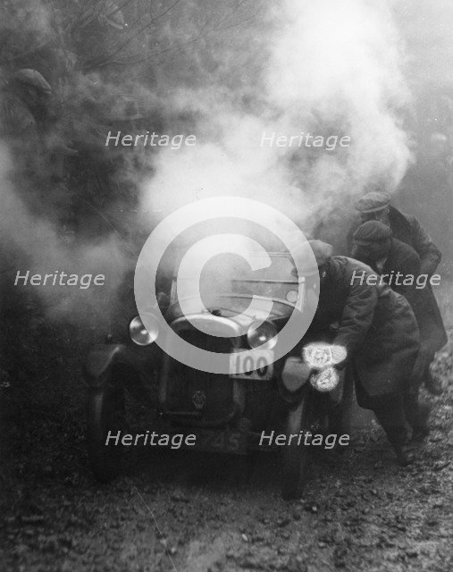 1928 Austin 7 Gordon England cup at the Exeter trial, (c1928?). Artist: Unknown