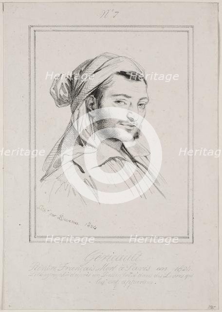 Theodore Gericault, 1824. Creator: Achille Devéria (French, 1800-1857).