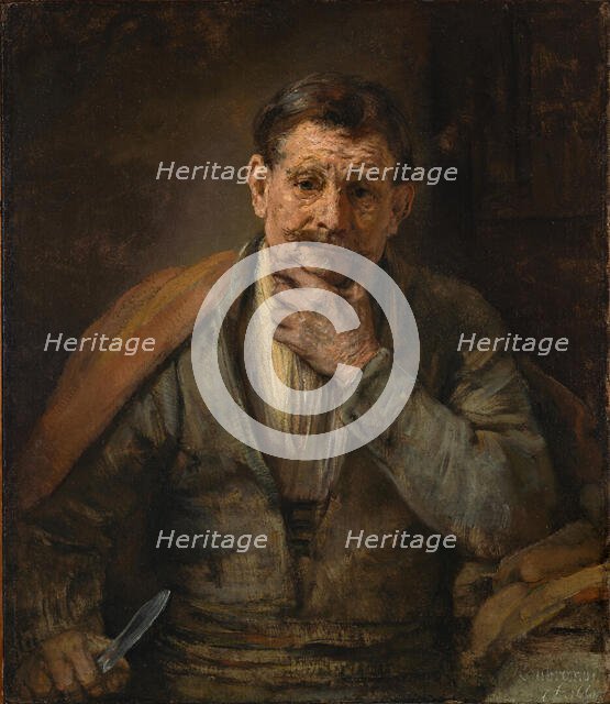 Saint Bartholomew, 1661. Creator: Rembrandt Harmensz van Rijn.